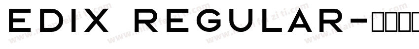 EDIX Regular字体转换